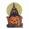 New! Midnight Witch With Jack-O-Lantern Dummy Board