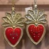 Cody Foster New! Milagro Heart Ornaments