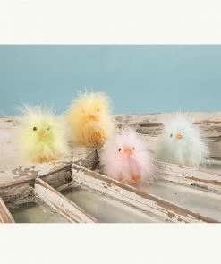 Bethany Lowe Mini Feather Fluffy Chicks New!