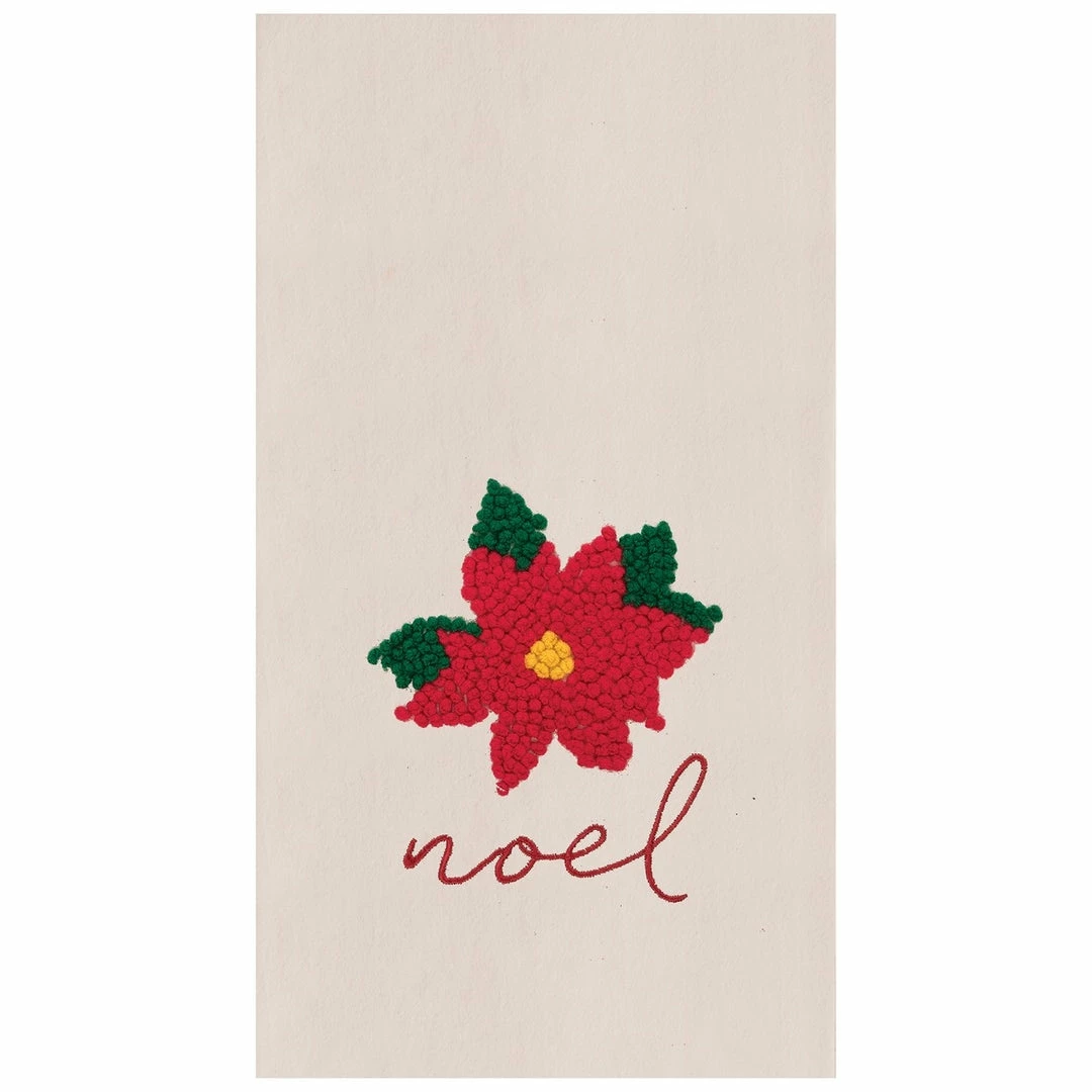 TheHolidayBarn.com Noel Poinsettia Flour Sack Kitchen Towel New! 3 TheHolidayBarn.com Noel Poinsettia Flour Sack Kitchen Towel New!