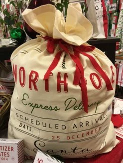 TheHolidayBarn.com Santa's North Pole Express Delivery Bag