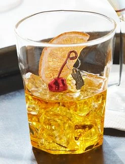 Raz Old Fashioned Cocktail Ornament New!