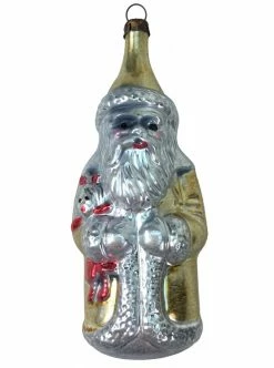 Nostalgie Christbaumschmuck Vintage Gold Belsnickel Ornament