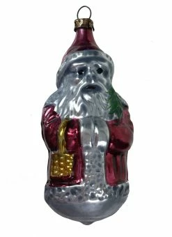 Nostalgie Christbaumschmuck Christmas Vintage Patina Belsnickel Santa Ornament