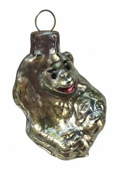 Nostalgie Christbaumschmuck Vintage Patina Glass Monkey Ornament