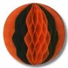 Beistle Beistle Vintage Halloween Orange & Black Tissue Balls - 3 Pack 1 Beistle Beistle Vintage Halloween Orange & Black Tissue Balls - 3 Pack