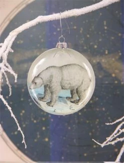 Cody Foster Polar Bear Diorama Ornament