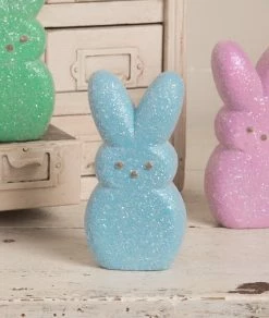 Bethany Lowe Peeps® Blue Bunny Figurine, 6" New!