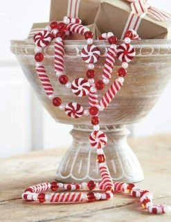 Raz Peppermint Candy Garland
