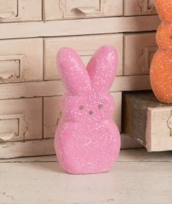 Bethany Lowe New! Peeps® Pink Bunny Figurine, 6"