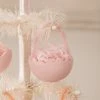 Bethany Lowe Pink Cracked Egg Basket Ornaments, Set Of 6 New! 2 Bethany Lowe Pink Cracked Egg Basket Ornaments, Set Of 6 New!