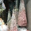 Katherine's Collection Pink Pearl Encrusted Ombre Cone Trees New!