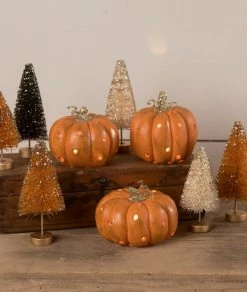 Bethany Lowe New! Polka Dot Pumpkin Luminaries