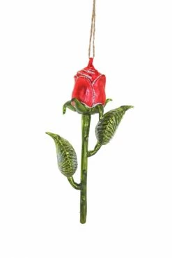 Cody Foster New! Red Rose Ornament