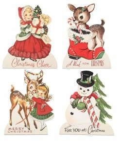 Bethany Lowe Retro Christmas Friends Dummy Boards