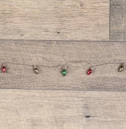 Ragon House Retro Christmas Light Bulb Garland, Mini