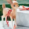 Raz New! Retro Deer Ornament