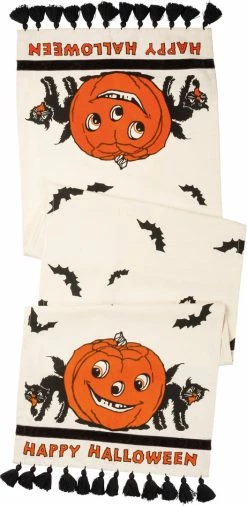 Primitives By Kathy Retro Halloween Table Runner