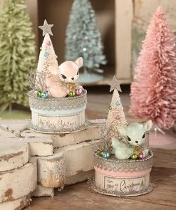 Bethany Lowe Retro Pastel Deer Boxes