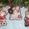 Bethany Lowe Retro Christmas Pillow Ornaments