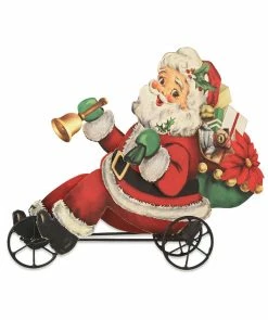 Bethany Lowe New! Retro Santa On Trike