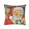 TheHolidayBarn.com Santa's Workshop Pillow New!