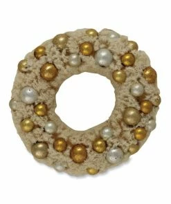 The Holiday Barn Bethany Lowe Romantic Bottle Brush Wreath Ornament