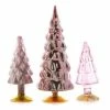 Cody Foster Rose Pink Candy Glass Trees New!