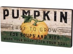 Primitives By Kathy Rustic Pumpkin Sign