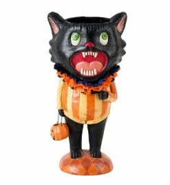 One Hundred 80 Degrees Sassy Cat Container Halloween