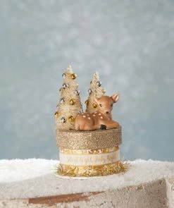 Bethany Lowe Silent Night Deer Box