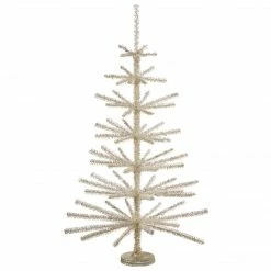Raz New! Silver Tinsel Tree, 36"