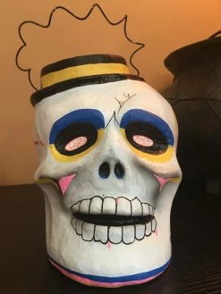 Cody Foster Halloween Retro Skull Candy Bucket