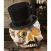 Bethany Lowe Mr. Skeleton Skull In Top Hat New!