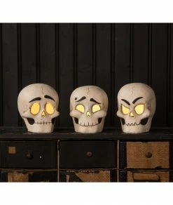 Bethany Lowe Skully Head Luminaries