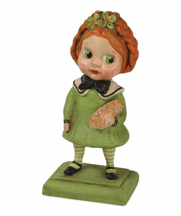 Bethany Lowe New! St. Patty Girl With Irish Bread 3 Bethany Lowe New! St. Patty Girl With Irish Bread