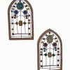 TheHolidayBarn.com Christmas Stained Glass Church Window Ornaments