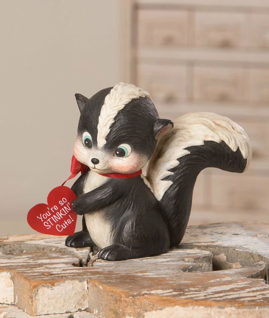 Bethany Lowe Stinkin' Cute Skunk Figurine 3 Bethany Lowe Stinkin' Cute Skunk Figurine