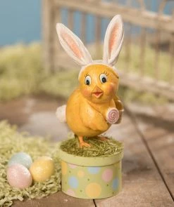 Bethany Lowe New! Sunny Chick On Box