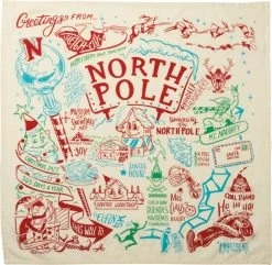 Primitives By Kathy This Way To The North Pole Kitchen Towel
