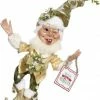 Mark Roberts Under The Mistletoe Elf - 18" New! 2 Mark Roberts Under The Mistletoe Elf - 18" New!