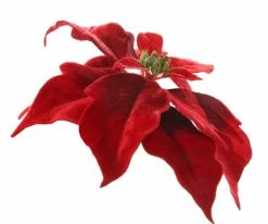ShiShi New! Velvet Poinsettia Clip