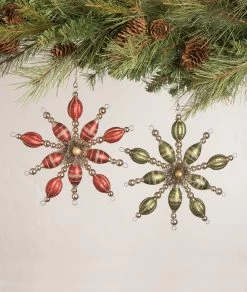 Bethany Lowe Vintage Starburst Ornaments New!