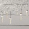 Bethany Lowe White Pearl Icicle Mini Ornaments New!