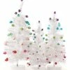 Cody Foster New! White Tabletop Trees With Colorful Beads