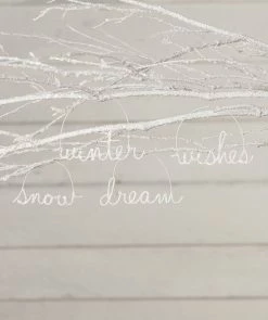 Bethany Lowe New! Winter Cursive Wire Word Ornaments